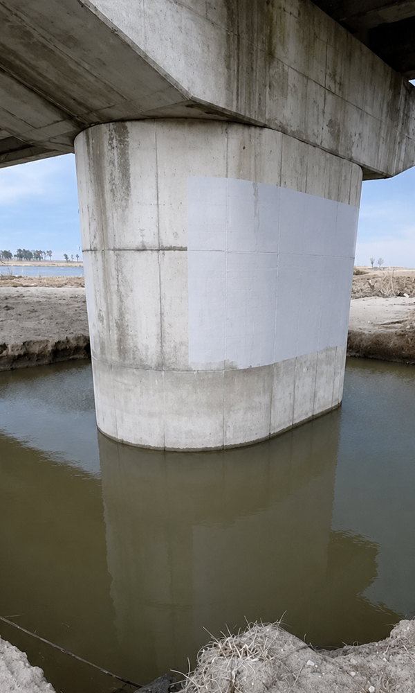 General view of the scour Bridge