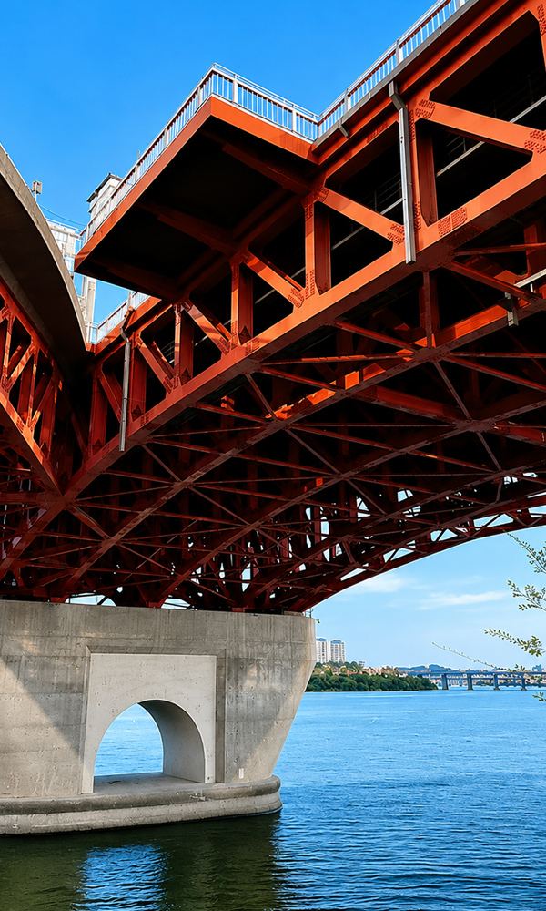 General view of the seongsu Bridge